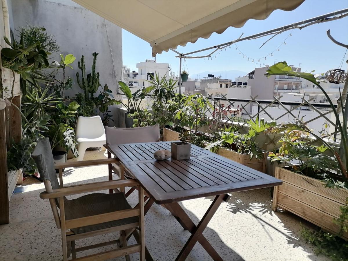 Central Oasis Roof Flat 伊拉克利翁 外观 照片