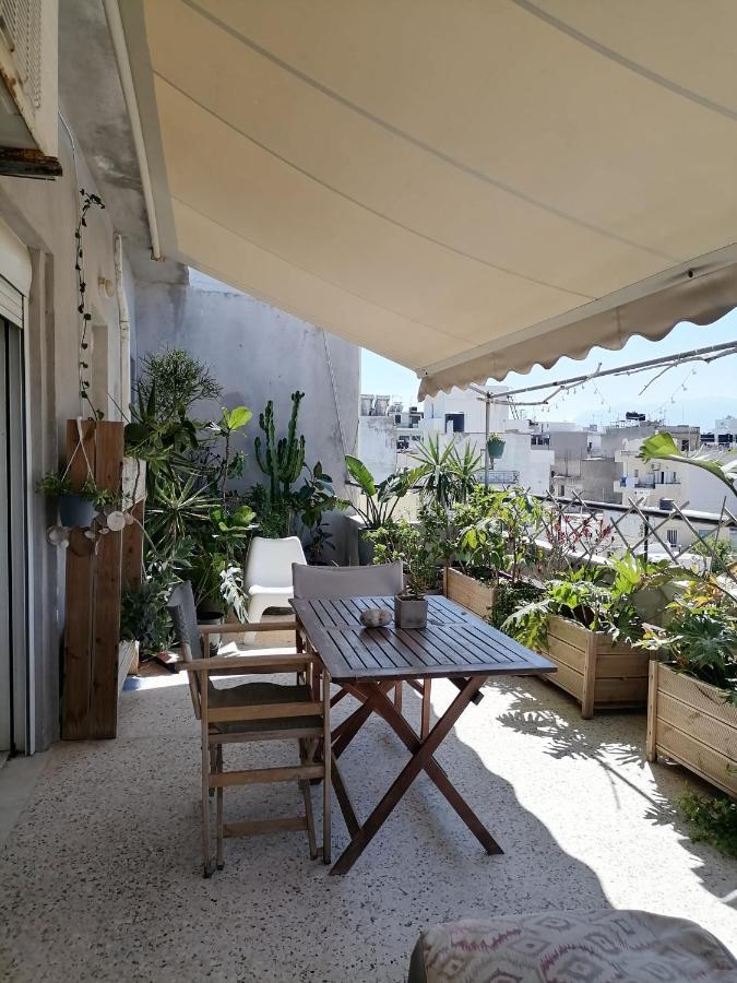 Central Oasis Roof Flat 伊拉克利翁 外观 照片