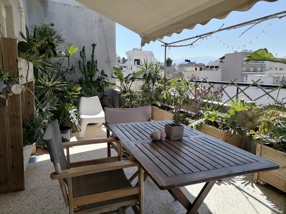 Central Oasis Roof Flat 伊拉克利翁 外观 照片